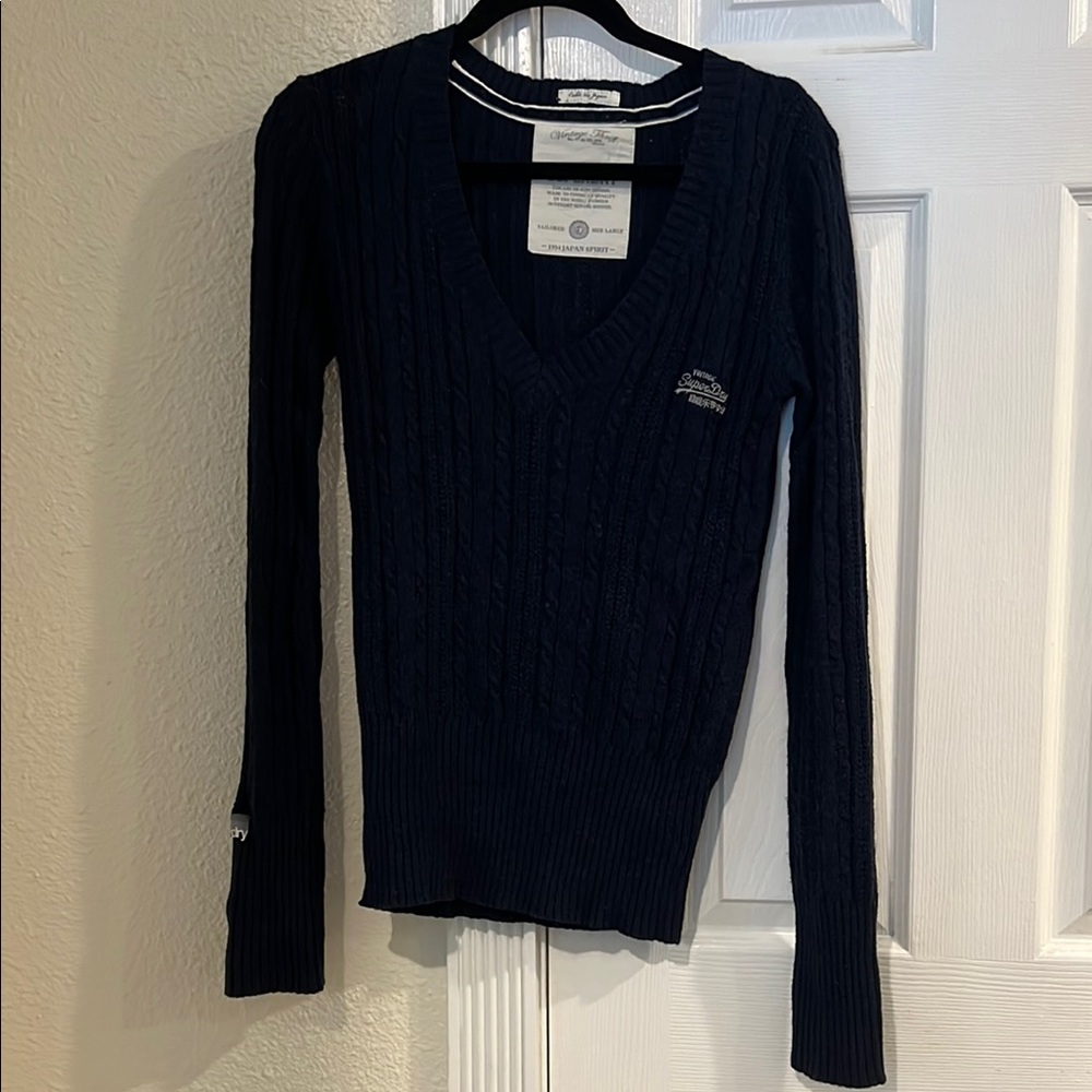 Superdry Women's navy Sweater NWOT